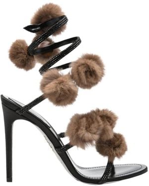 Rene Caovilla High Heel Sandals - Metallic