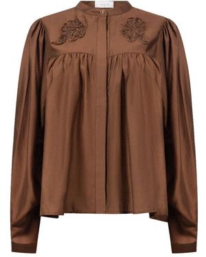 Nukus Alishka Bluse - Braun