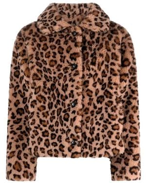 Yves Salomon Faux Fur & Shearling Jackets - Marrón