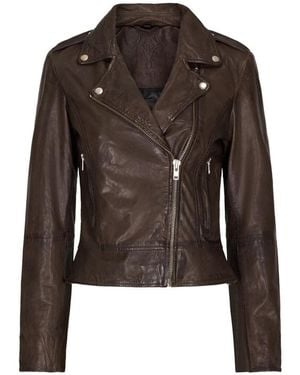 Notyz Leather Jackets - Brown