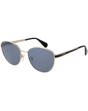 MAX&Co. Accessoires ,Grijs ,Zilveren Cat Eye Spiegelende Zonnebril - Blauw