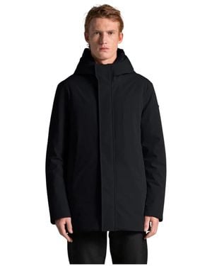 DUNO Kurzer 3-Lagen Bi-Stretch Daunenparka - Schwarz