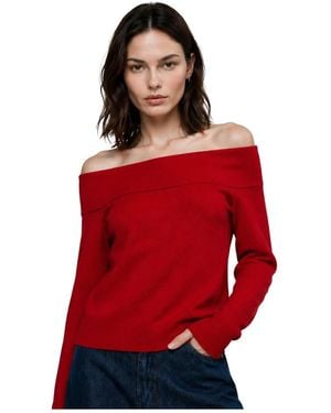 Kocca Round-Neck Knitwear - Red