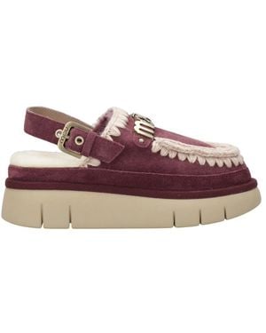 Mou Flat Sandals - Viola