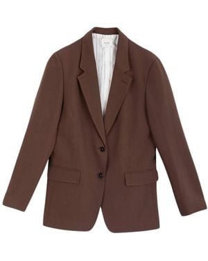 Alysi Jassen ,Bruin ,Tailored Wood Blazer