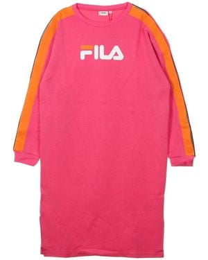 Fila Mitsuki Buttoned Crew Damenkleid - Pink