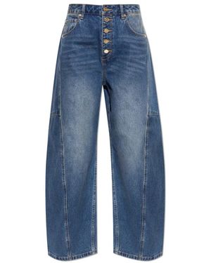 AllSaints Carter Button Jeans - Blauw