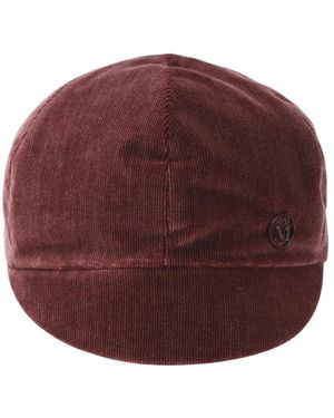Maison Michel Emy Visor Hoed - Rood
