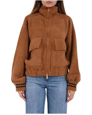 Akep Strickjacke - Braun