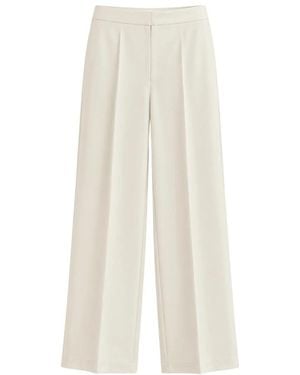 Jucca Broeken ,Wit ,Wijde Broek