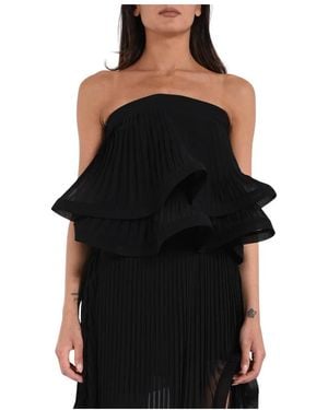 SIMONA CORSELLINI Sleeveless Tops - Black