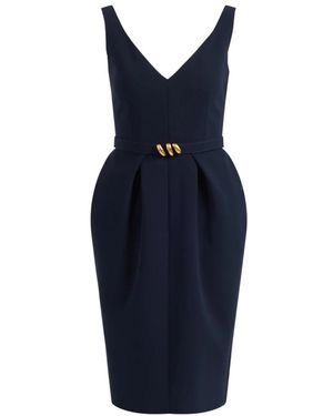 Max Mara Kleedjes ,Blauw ,Polyester Mseulivo Jurk