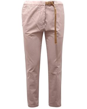 White Sand Straight Trousers - Pink