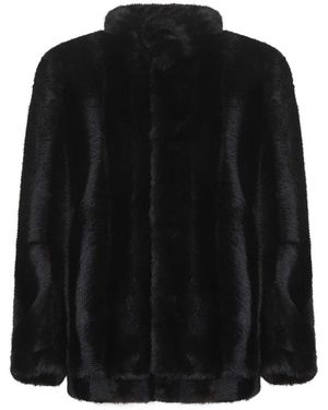 MM6 by Maison Margiela Faux Fur & Shearling Jackets - Black