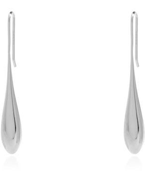 LIE STUDIO Earrings - Blanco