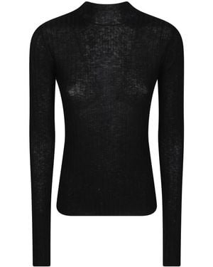 Pinko Round-Neck Knitwear - Negro