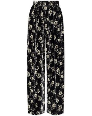 R13 Double Pleat Trouser - Zwart