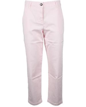 Semicouture Cropped Trousers - Pink