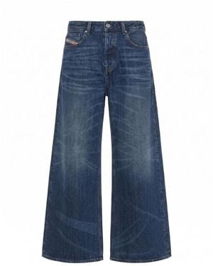 DIESEL Wide Jeans - Azul