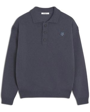 Maison Kitsuné Polo Shirts - Blue
