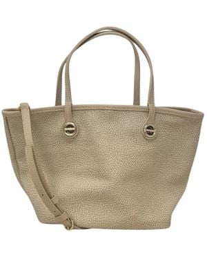 Borbonese Tote Bags - Metálico