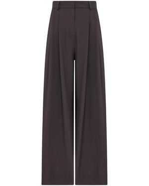 DUNO Wide Trousers - Marrone