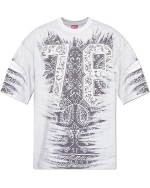 DIESEL T-Shirts - Grey