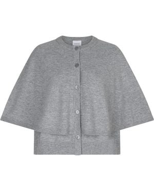 Dante 6 Camyl Gebreide Cape - Grijs