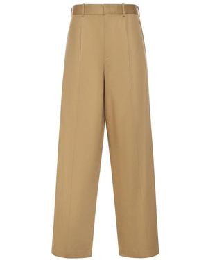 Loewe Straight Trousers - Natural