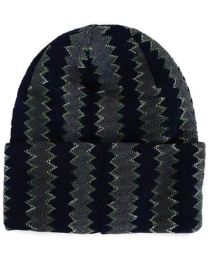 Missoni Strickmütze - Blau