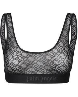 Palm Angels Sleeveless Tops - Grey