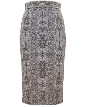 Elisabetta Franchi Pencil Skirts - Gris