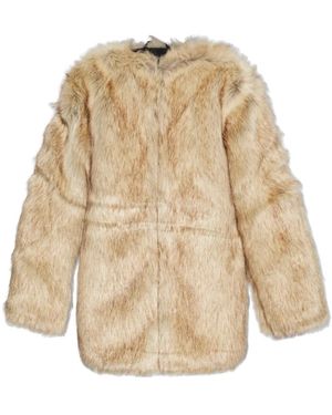 Gestuz Gzricca Faux Fur Mantel - Natur