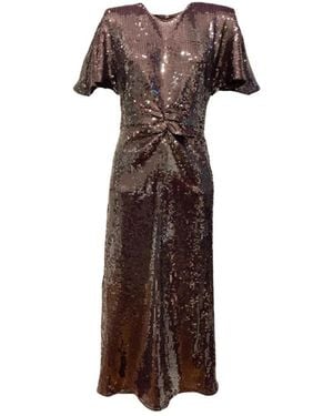 ROTATE BIRGER CHRISTENSEN Kleid Rotate - Bruin