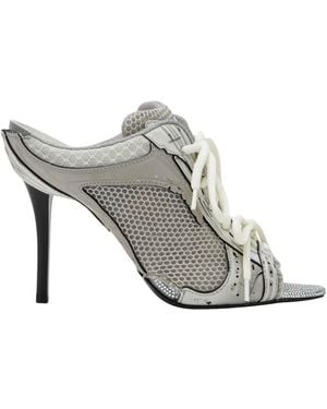 Balenciaga Heeled Mules - Gris