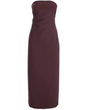 Plain Units Midi Dresses - Viola