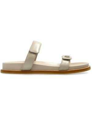 Emporio Armani Sliders - Natural