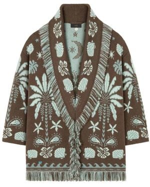 Alanui Echoes Of The Island Cardigan - Grijs