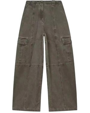 KENZO Wide Trousers - Gris