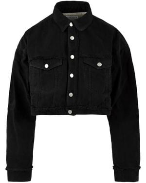 ICON DENIM Denim Jackets - Black