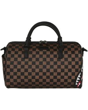 Sprayground Check 2 Emboss Mini Duffle - Schwarz