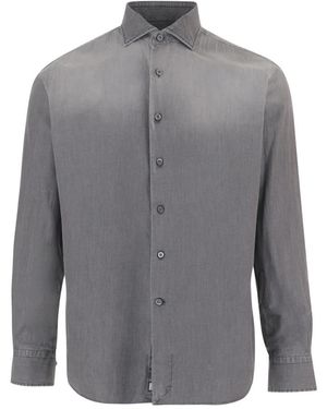 Alessandro Gherardi Denim Shirts - Grey