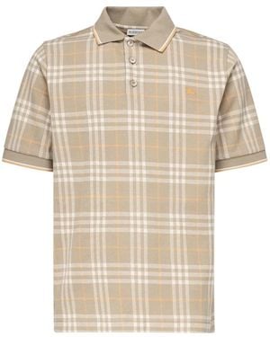 Burberry Polo Shirts - Neutro