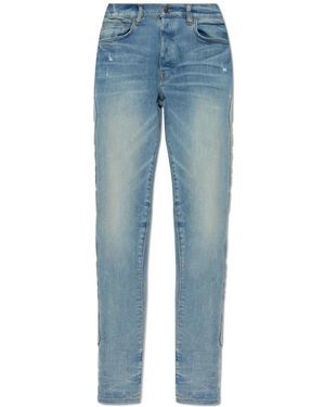 Amiri Jeans ,Blauw ,Katoen Jeans Met Logo