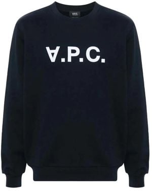 A.P.C. Rundhals-Sweatshirt - Blau