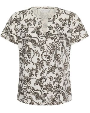 Part Two Overhemden ,Veelkleurig Dot Paisley Blouse - Grijs