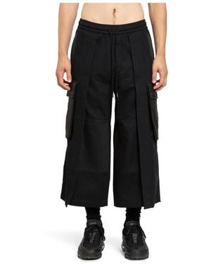 Maharishi Cropped Pants - Black