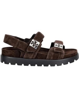 Tory Burch Mellow Sport Sandale - Braun
