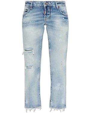 DSquared² Cropped Jeans - Bleu