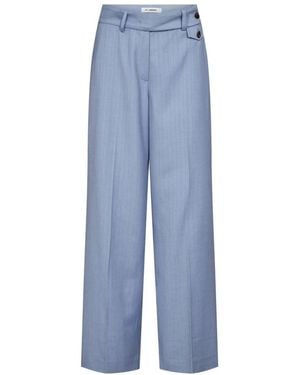 co'couture Broeken ,Blauw ,Wide Broeken